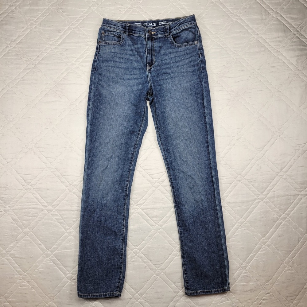 PLACE Stretch Straight blue jeans size‎ 16
